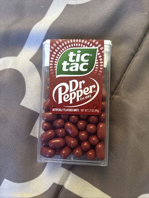 Ferrero Group TIC TAC 1oz/60ct DR. PEPPER Flavored Mints ZERO CARBS & CALORIES