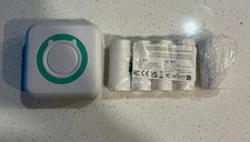 Mini Portable Thermal Printer White Inkless Pocket Printer w/ Extra Paper Rolls