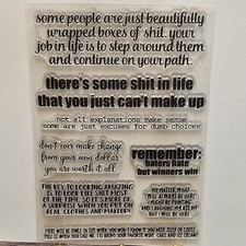 Boxes of S  Spicy Sentiments Stamps for Card Making Scrapbooking