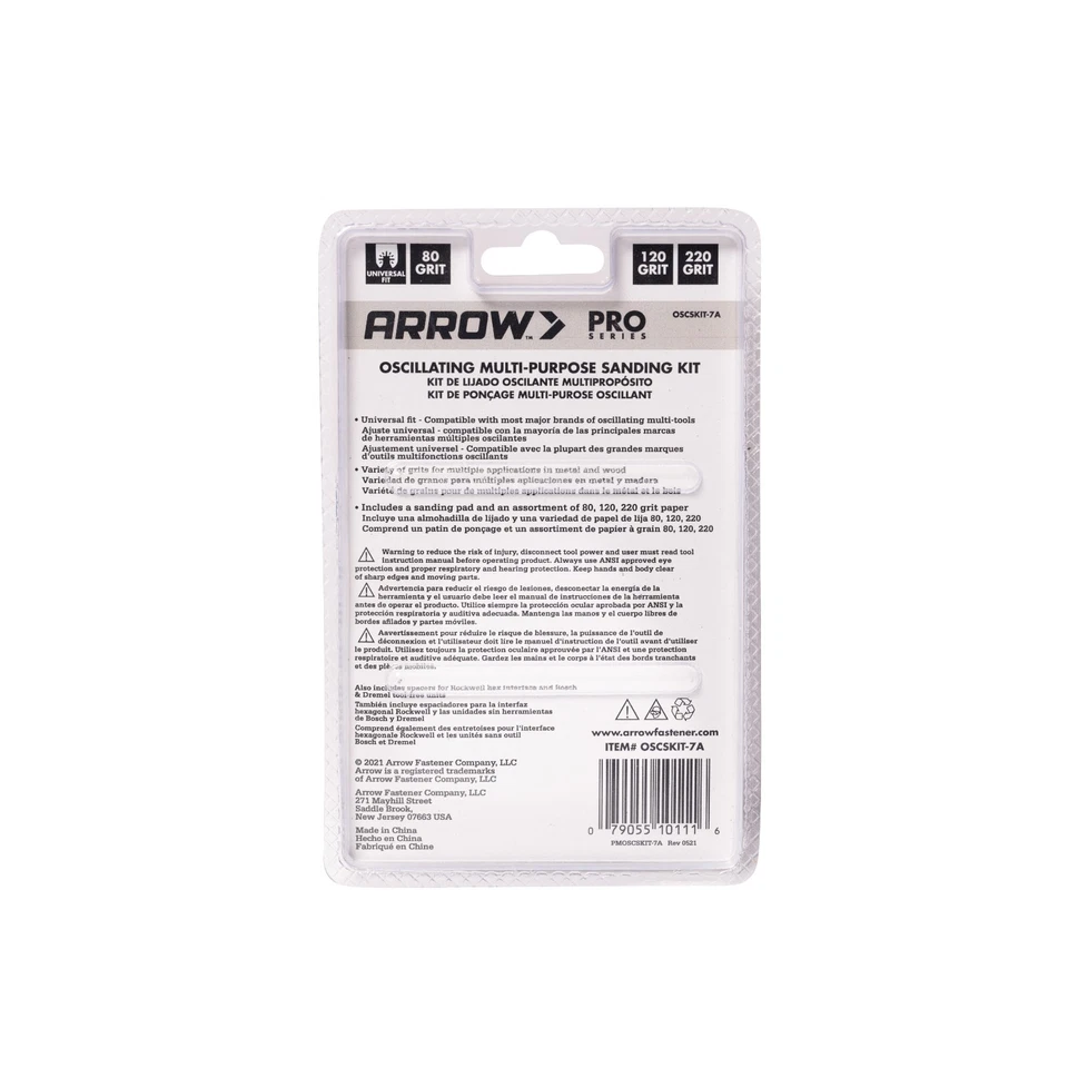 1 CAJA DE 12 OSCSKIT-7A Kit de Lijado Multiusos para Herramientas Oscilantes Foto 4 de 4