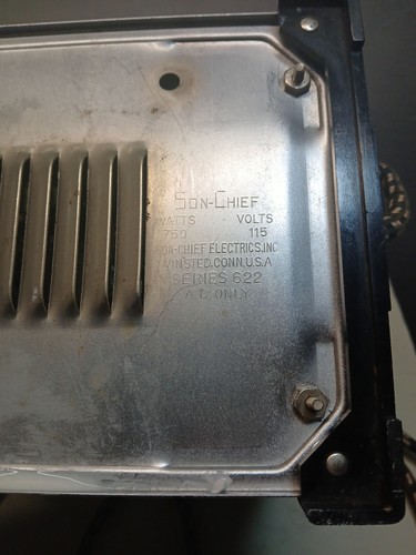 Vintage sun chief toaster 622 Chrome Art Deco Mid Century Modern - Picture 8 of 9