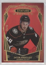2022-23 Upper Deck Stature Rookies Design Variant Red 15/25 Jacob Perreault 15ok