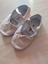 Ballettschläppchen So Danca Gr. 10 Leder BAE 90 rosa 👑