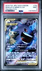 2018 POKEMON JPN SUN & MOON TAG BOLT #102 FULL ART/GENGAR & MIMIKYU GX PSA 9