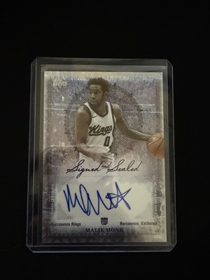 Topps 2025 NBA Autograph Trading Card Lot 4 Cards Monk Powell Clifford Metta