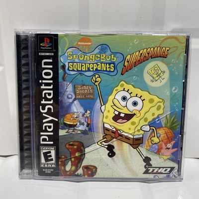 SpongeBob SquarePants: SuperSponge (PlayStation 1) - Complete w/ Manual -CIB PS1