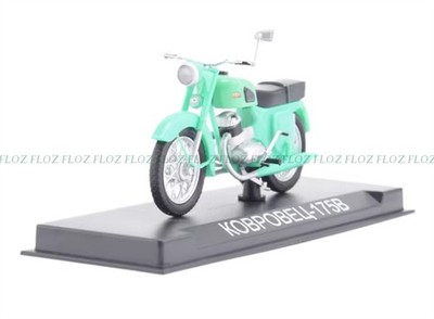 Modimio Soviet motorcycle Kovrovets-175V Green motorcycle Pre-built Model