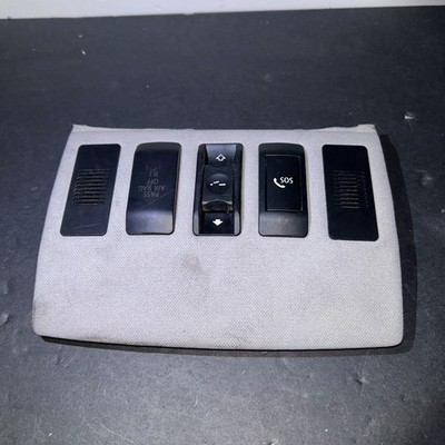 2008-2010 BMW E60 528i 535i Sunroof Button Trim Panel Gray OEM 7037685