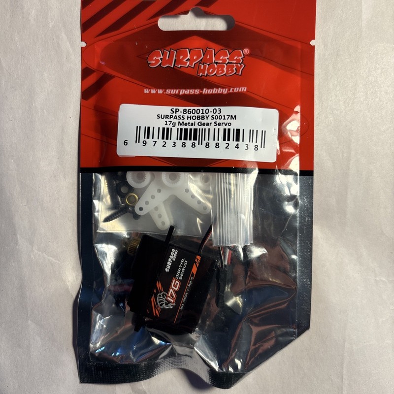 SURPASS 17g Metal Gear Steering Servo for Wpl RC 1/18 1/16 Truck Car sg1603