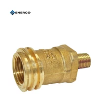 Enerco F273791 1/4" M.NPT x F.POL Adapter w/ 1-5/16" M.ACME Propane Fitting