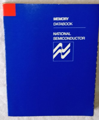 Memory Databook 1978 National Semiconductor NS Data Sheet Collection NOS Vintage