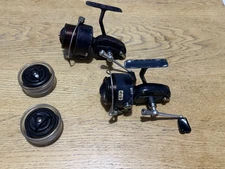 2 Vintage Mitchell Match Reels. Including 2 Spare Spools. Both Working