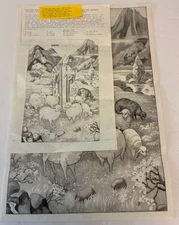 Vintage 1977 Tri-Chem Unpainted Picture JESUS THE SHEPHERD #8499