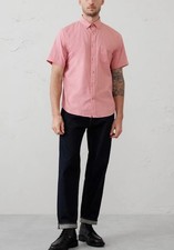 NWT BANANA REPUBLIC Men's SLIM SOFTWASH COTTON SHIRT  Size L Large   65