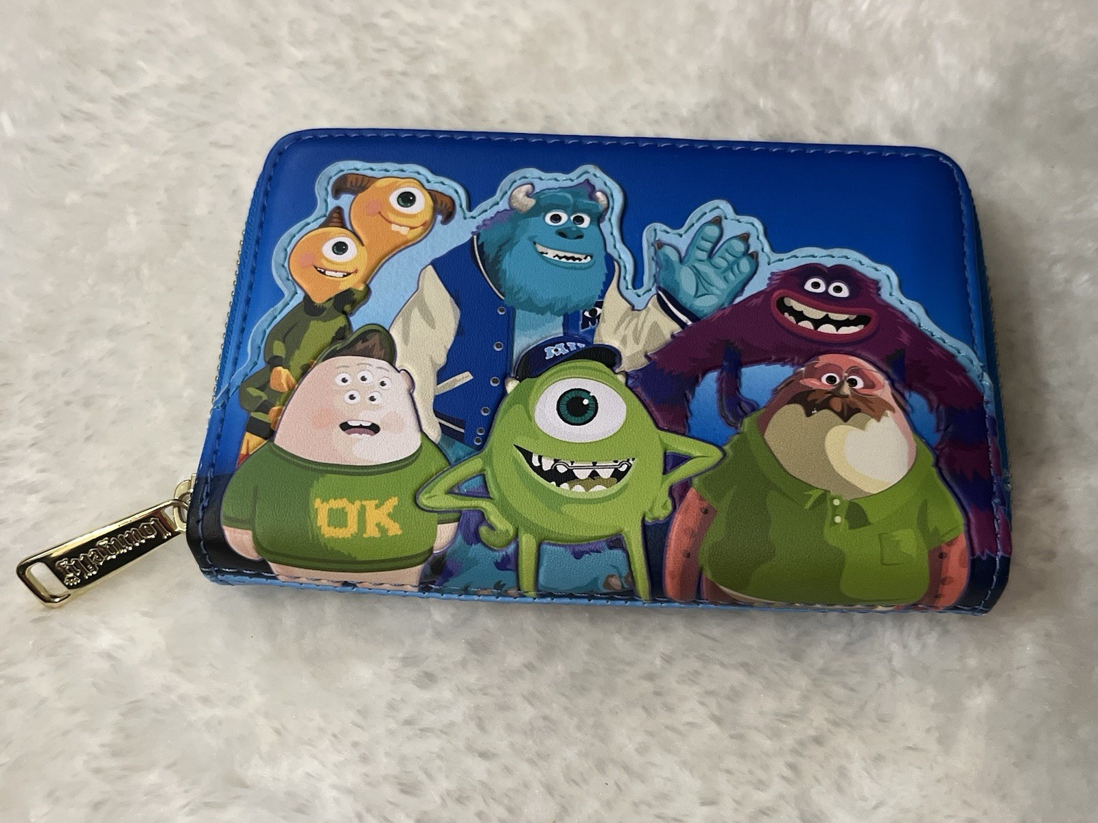 Loungefly Disney Pixar Monster's University Scare Games Zip Wallet