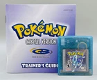 Pokémon Crystal Version Nintendo Game Boy Color CARTRIDGE & MANUAL ONLY TESTED