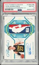 2022 PANINI FLAWLESS LOGOMAN AUTOGRAPHS 1/1 #LMALMK LAURI MARKKANEN
