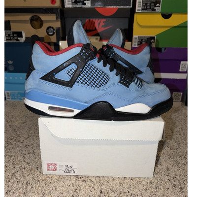 Jordan Air Jordan 4 Retro Travis Scott Cactus Jack Size 9.5 Men s 308497-406