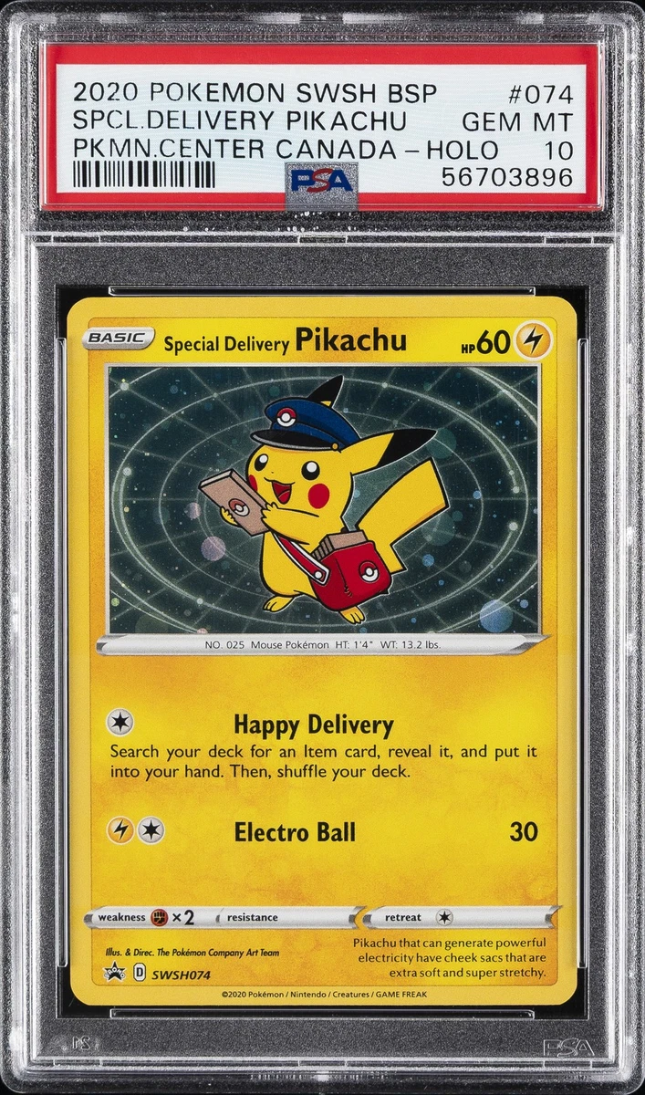 Preços baixos em Special Delivery Pikachu SWSH074 SWSH: Sword
