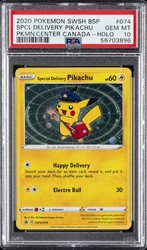 Special Delivery Pikachu SWSH074 Holo Promo