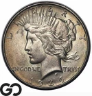 1934-D Peace Dollar, Choice AU++/Unc, Better Denver Date