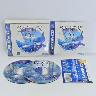 Mega CD ECCO THE DOLPHIN Spine * Sega 2320 mcd