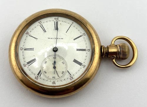 Waltham Antique Mechanical Pocket Watch  15J  12s  Gr.220  8023531 NON-WORKING