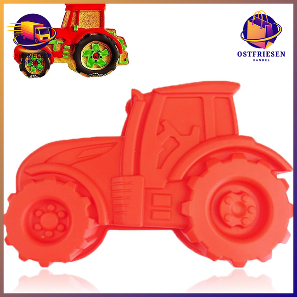 Backform Traktor Silikon FüR Kuchen Brot Schokolade Desserts Kindergeburtstag-image