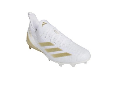Adidas Adizero Electric Men Sz 13 White Gold Metallic Football