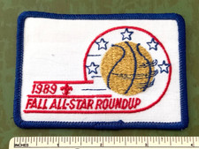 1989 BOY SCOUTS OF AMERICA Fall All-Star Roundup PATCH Basketball BSA Scouting