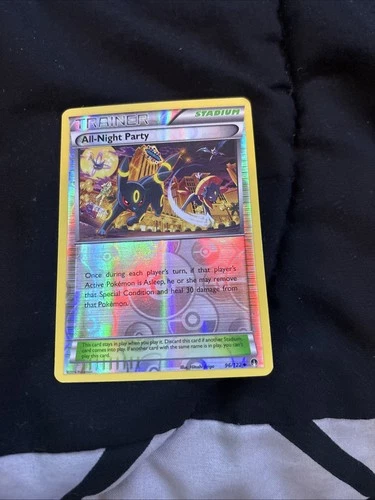 Pokemon TCG All-Night Party 96/122 Reverse Holo XY Breakpoint Umbreon #17747 T