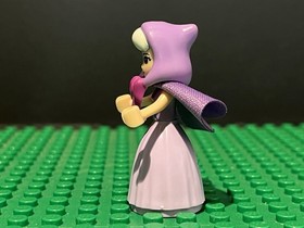 Lego Disney Princess Purple Fairy Godmother Minifigure w/ Cape dp040