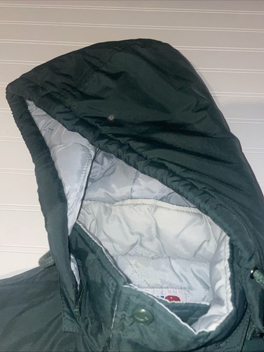 Vintage 90s Chalk Line Michigan State University Spartans Puffer Jacket Size L - Picture 11 of 20