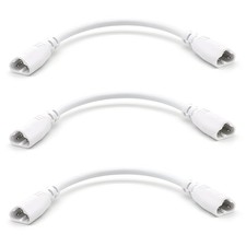 3Pcs-T5 T8 LED Tube Connector Cable Wire 9 inch Double Male to Male End Exten...
