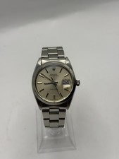 Rolex 1968 6694 Oyster Date 34mm Steel Silver Dial Manual Wind