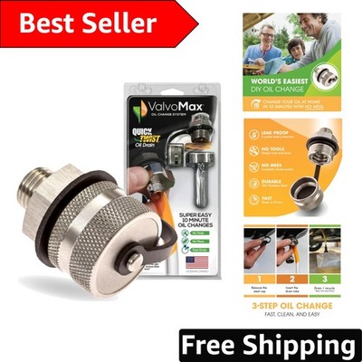 Easy Install Oil Drain Valve   Mess-Free M14-1.50 Plug   Complete Oil Change Kit