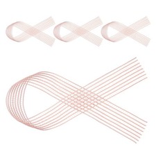 4Pcs Durable Elastic Stretch Bands for Pointe Shoes Pink Invisible Ballet Ribbon