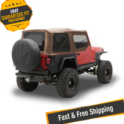 Smittybilt Replacement Soft Top & Half Door Skins for 1988-1995 Jeep Wrangler YJ