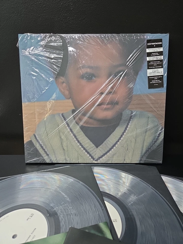 XXXTentacion ? 3lp CLEAR Vinyl Boxset 2019 Press W/Shrink/Hype/OG Box/Inserts NM - Image 2 of 4