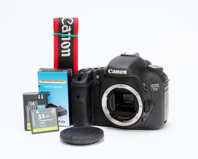 Canon EOS 7D 18MP Digital SLR Camera, Black, Body Only