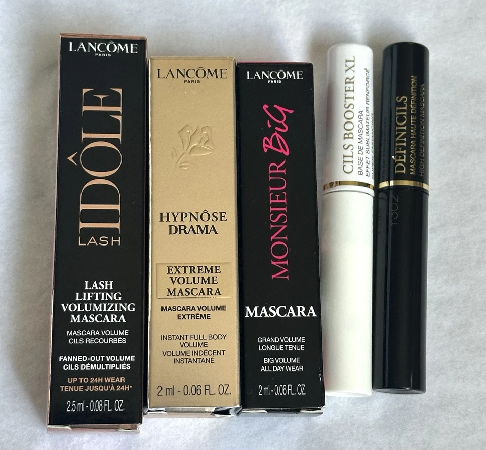 11 piezas Lancome Idole pestañas/hipnosis drama rímel/lápiz labial/delineador de ojos/lápiz líquido Foto 4 de 4