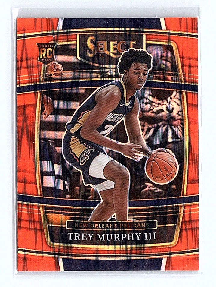 2021-22 Panini Select Orange Flash Trey Murphy III #46 Rookie Card RC