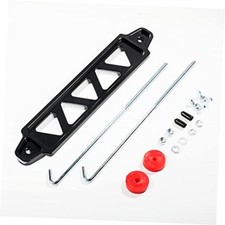 Battery Hold Down Bracket Holder, Car Battery Holder Kit with 10in J Black