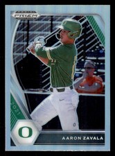 2021 Panini Prizm Draft Picks Prizms Silver #38 Aaron Zavala