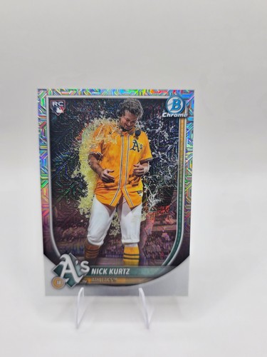 Nick Kurtz [Image Variation] #93 2025 Bowman Chrome card