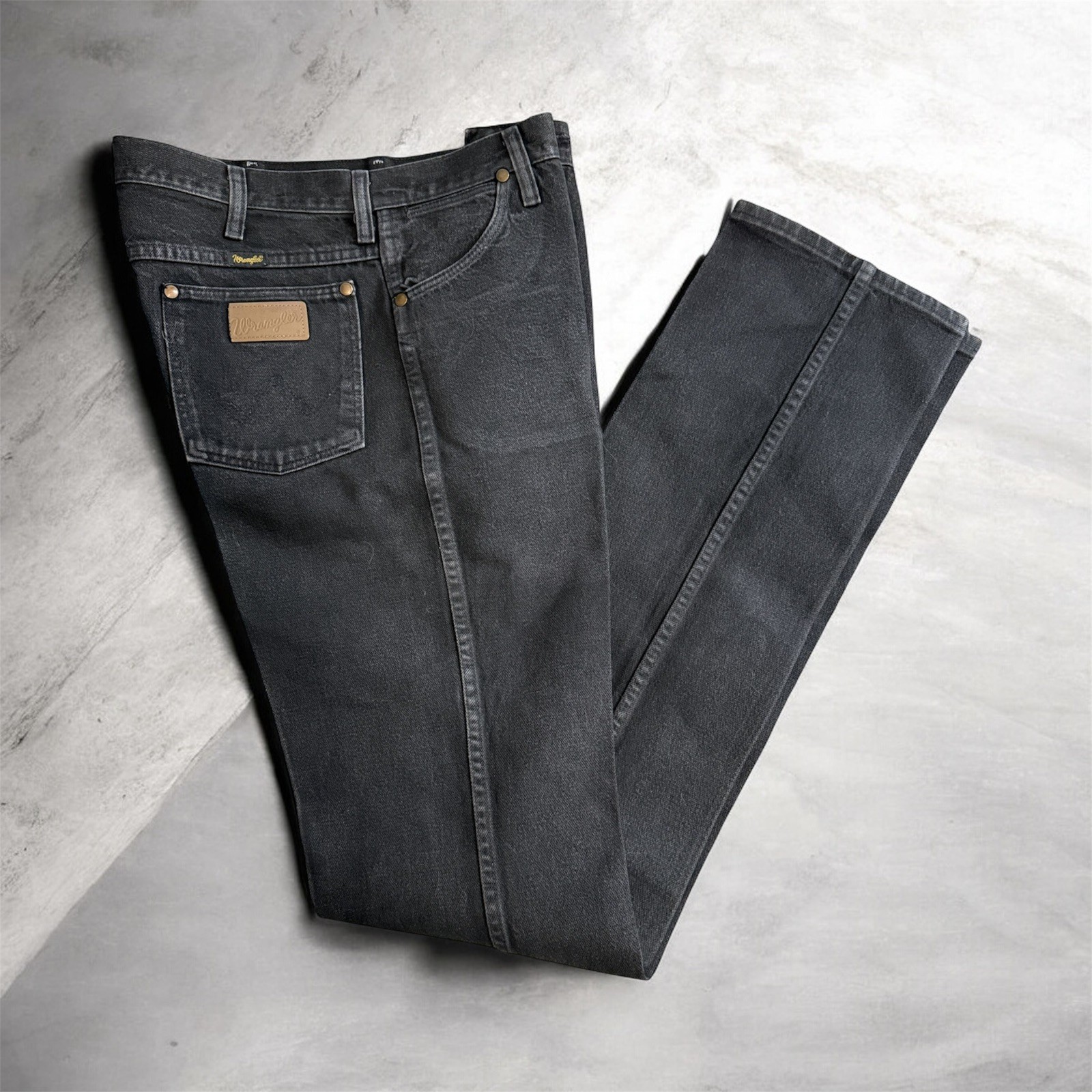 's Black Cowboy Cut Original Fit Jeans 32/38