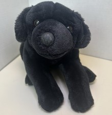 Vintage Animal Alley Toys R Us Black Lab Labrador Puppy Dog 2000 Realistic Plush