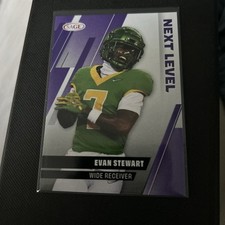 2025 Sage Low Series Football Evan Stewart Next Level Purple #92🦆Oregon Ducks🦆