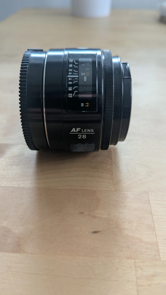 Minolta A-mount 28mm Focal Camera Lenses for sale | eBay