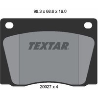 Textar 2002701 Bremsbelagsatz FüR Mercedes Benz Aston Martin Volvo Heckflosse